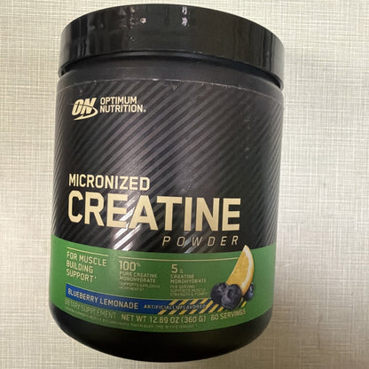 60 Serving Micronized Creatine Powder - Blueberry Lemonade, Perfect for Recovery