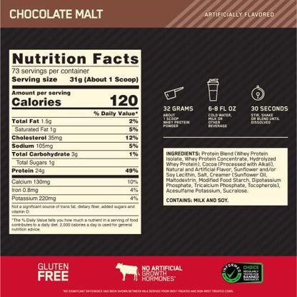 Optimum Nutrition Gold Standard 100% Protein Powder