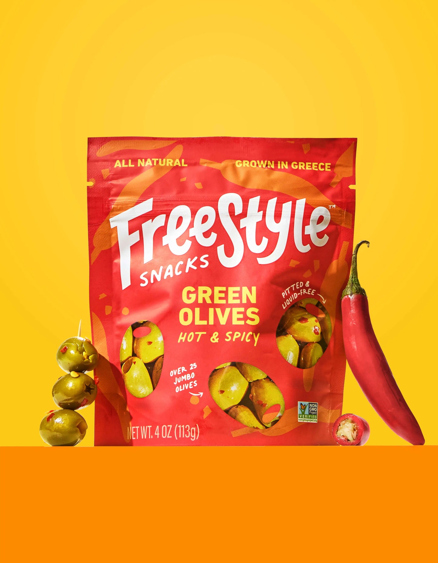 Green Olives - Hot & Spicy