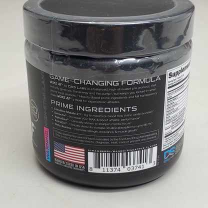 Bucked Up - Woke AF Nootropic Miami Pre-Workout 20 serv 8.7 oz BB 05/26