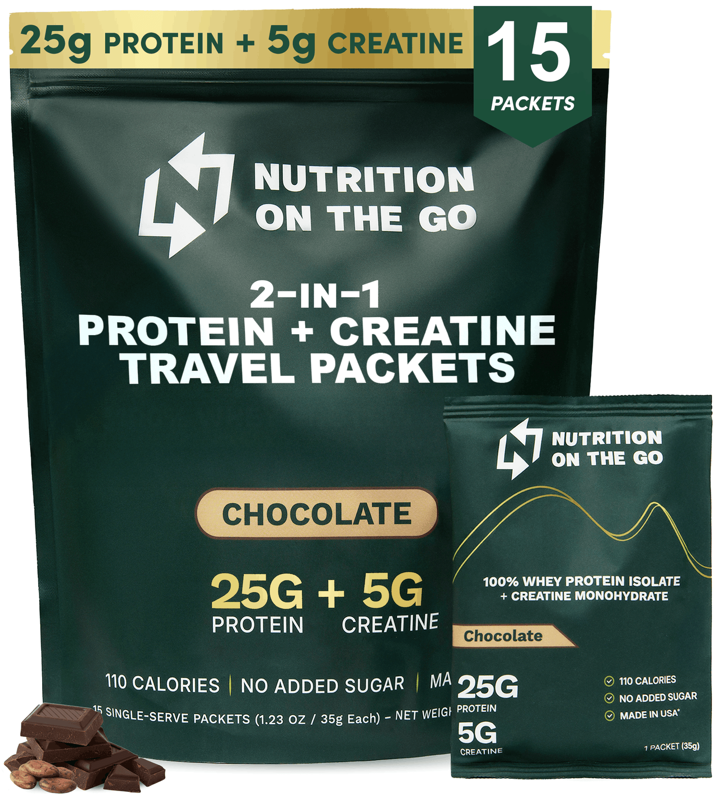 Whey Protein Isolate with Creatine | Single-Serve Packets